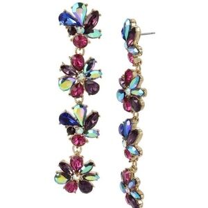 NWT Betsey Johnson Flower‎ Earrings